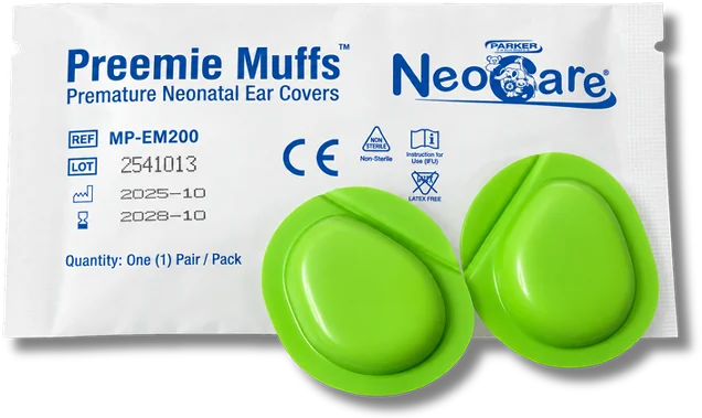 Preemie Muffs: protectores auditivos y empaque
